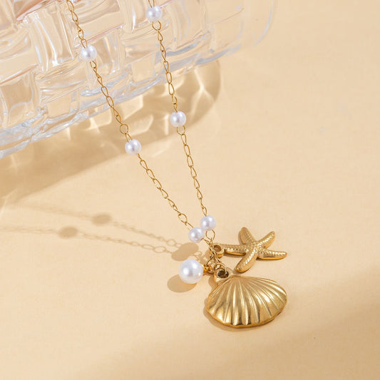 Beach Bestie Pearl Necklace