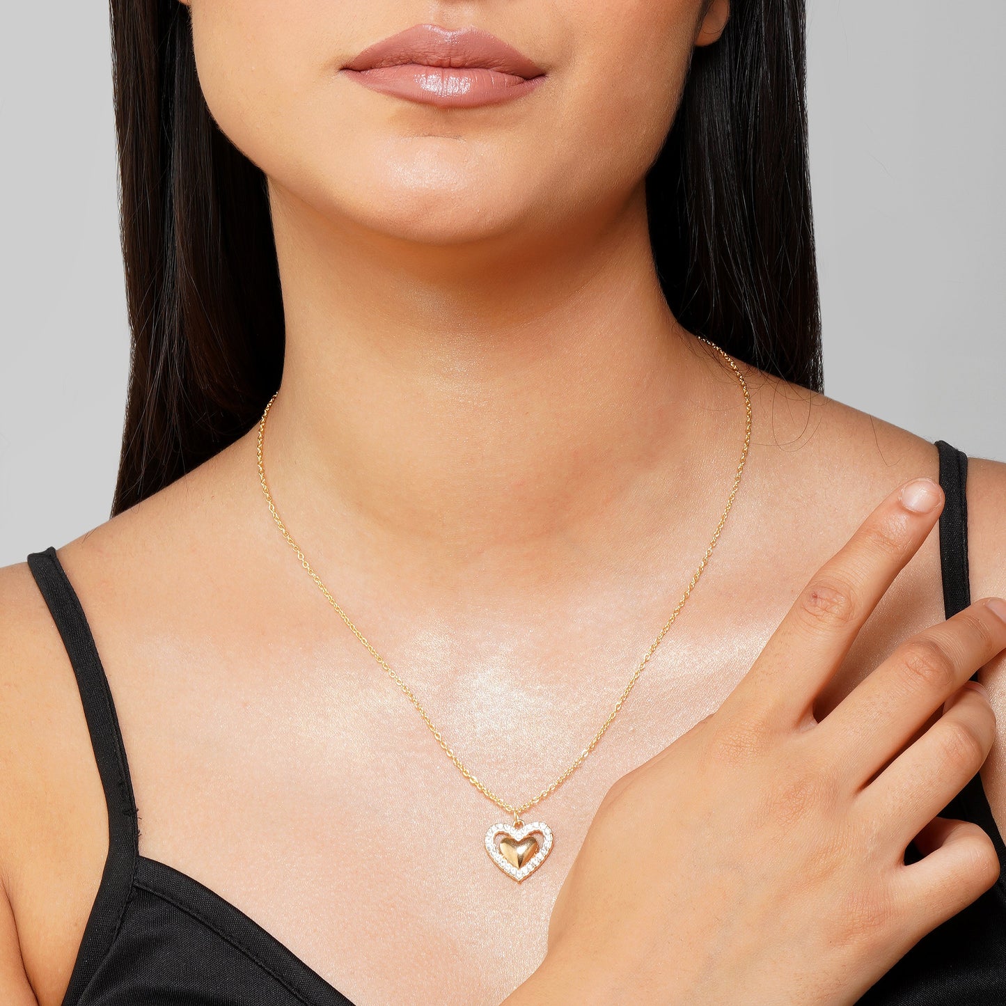 Double Heart Necklace