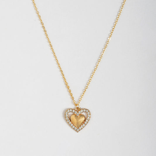 Double Heart Necklace